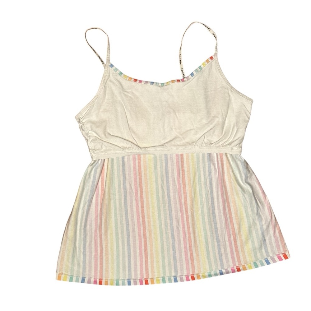 Calvin Klein Women’s Sleep Set Multi Colored 2 Piece  – Size Medium - Picture 4 of 11